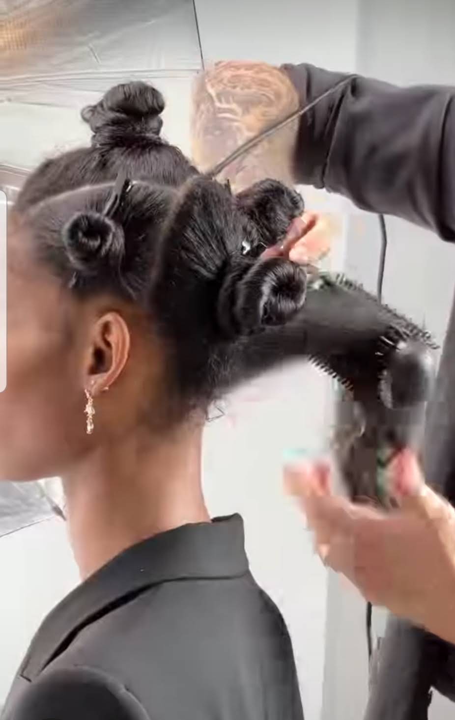 Hair styling process
